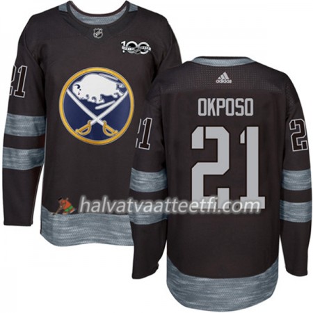 Miesten NHL Buffalo Sabres Pelipaita Kyle Okposo 21 1917-2017 100th Anniversary Adidas Musta Authentic Miesten NHL Buffalo Sabres Pelipaita Kyle Okposo 21 1917-2017 100th Anniversary Adidas Musta Authentic